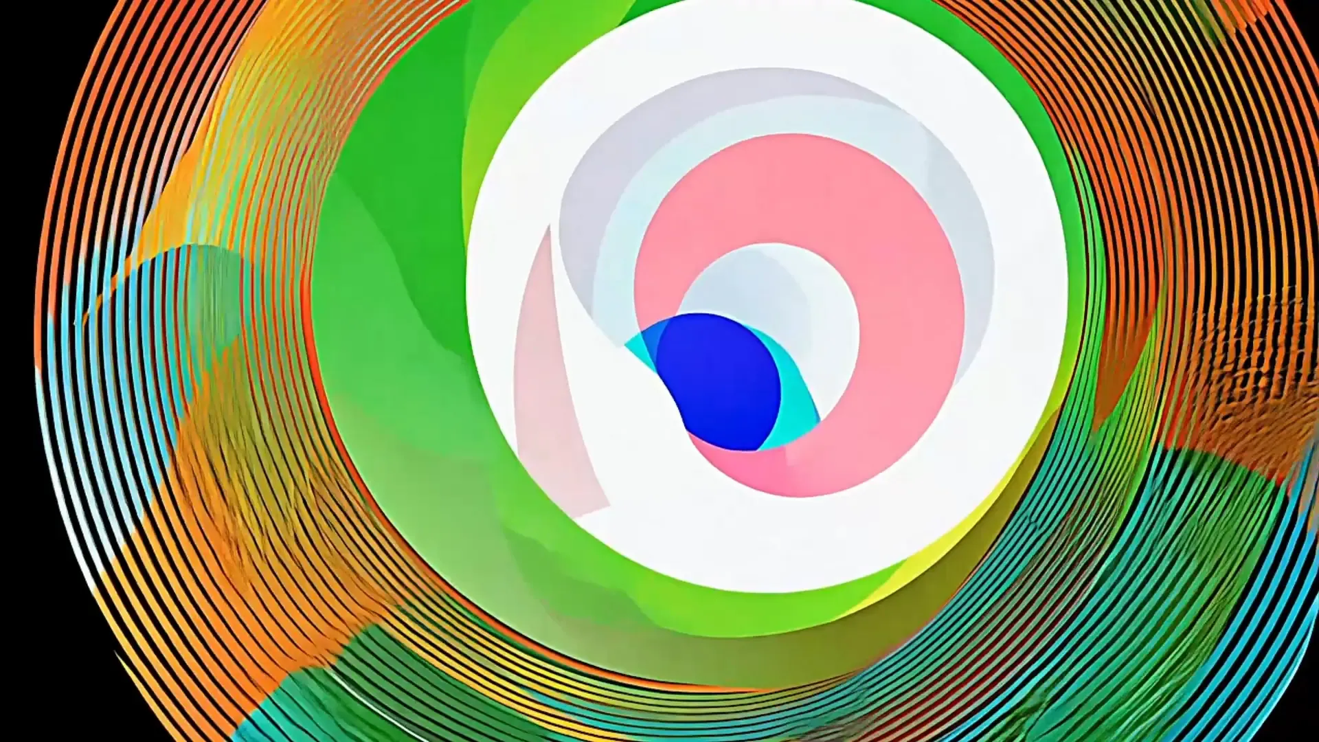 Colorful Abstract Background Loop for Creative Logo Animation